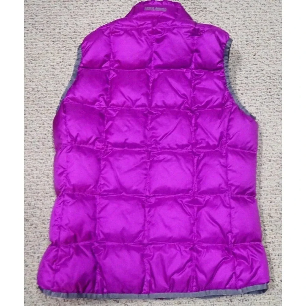 Eddie Bauer First‎ Ascent Puffer Vest Girls XL Purple Excellent 600 Down Quilted